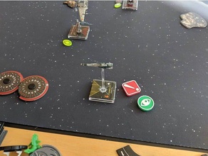x-wing miniatures chunky tokens toy & game accessories calculate charge focus token ion lock shield strain stress wireless charger xwing 3d print model - Mito3D
