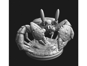 crab miniature 25mm toy & game accessories creature dnd mini dungeons dragons eidolon monster 3d print model - Mito3D