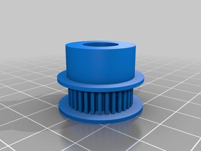 gt2 pulley 32t 10mm bore 3d printing customized 3d print model - Mito3D