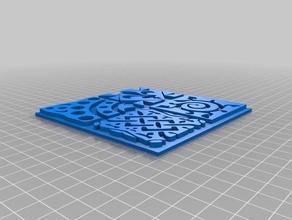 Intarsien Fliesen-Stempel-set 1 Kunst-tools 3d print model - Mito3D