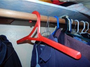 clothing hanger household 3d print model - Mito3D