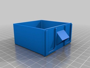 stackable resistor storage box 2-drawer electronics customized 3d print model - Mito3D