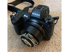 kopal nikon z mount adaptör 00 kamera 3d print model - Mito3D