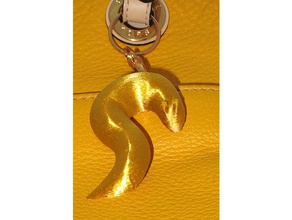banana slug pendant keychains 3d print model - Mito3D