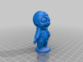 bald tiny rick 3d print model - Mito3D