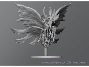 toxic butterfly toys & games dnd dungeons dragons insect tabletop 3d print model - Mito3D