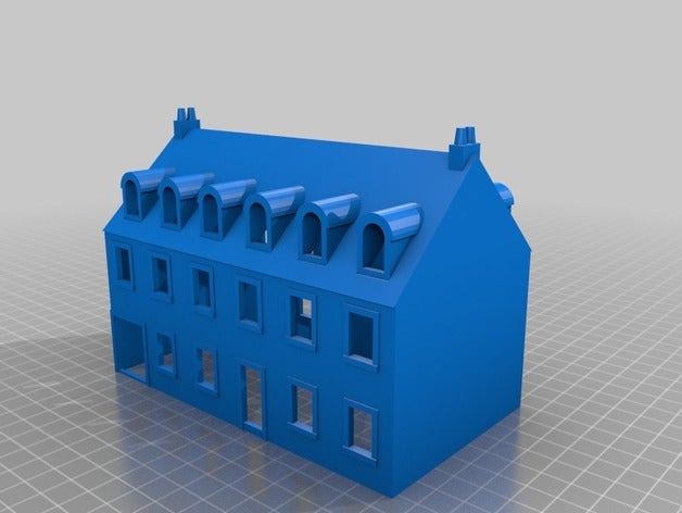 maison 12 - mirebeau b ze 21 buildings & structures architecture n scale 3D print model - Mito3D