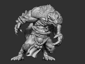 maggiore sangue di drago sculture blood bowl dungeons dragons fantasia warhammer fantasy 3d print model - Mito3D