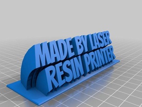 form 1 model name plate text office customized 3d print model - Mito3D