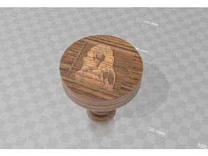 wonder woman cookie timbro cucina & sala da pranzo 3d print model - Mito3D