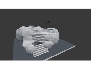 l'evocazione di pietre oggetti scena dnd prop negromante le rocce scatter terreno scenario la convocazione 3d print model - Mito3D