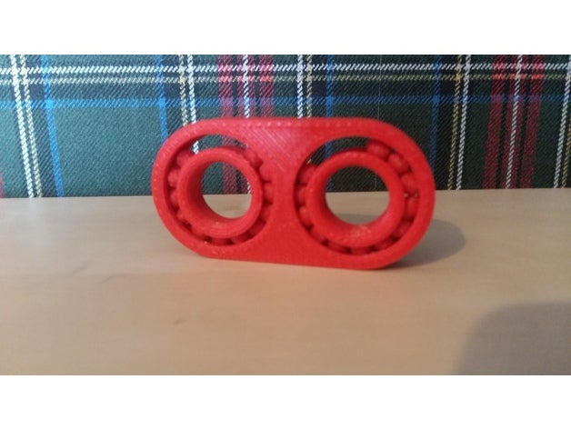 pulgar spinner con cojinetes de bolas juguetes mecánicos daumendreher fidget mano spinning thump juguete rodamiento 3D print model - Mito3D