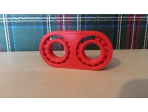 o polegar de girador rolamento esferas mecânico brinquedos daumendreher fidget mão giratório spinner girando thump brinquedo 3d print model - Mito3D