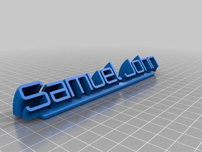 sam office customized 3d print model - Mito3D