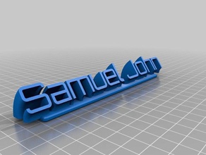 sam office kundengebundene 3d print model - Mito3D