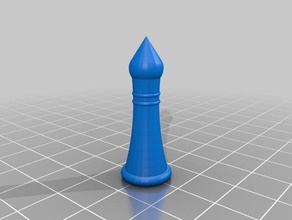 semplice scacchi di gioco da tavolo boardgames scacchiera pezzo degli i pezzi set facile easy print stampa la strategia 3d print model - Mito3D
