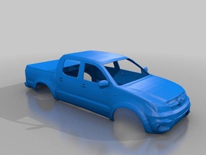 hilux double cab r c vehicles 3d print model - Mito3D