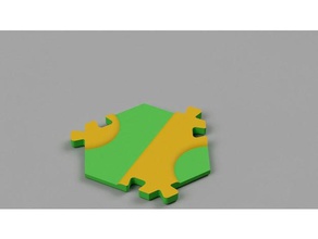 palago tile interlocking toy & game accessories boardgame boardgames components games tiles 3d print model - Mito3D