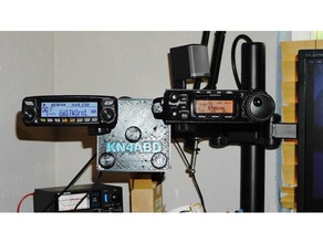 ram mount x5 ham radio 3d print model - Mito3D