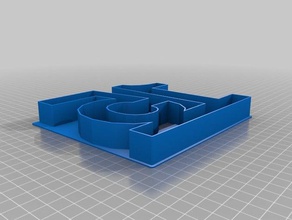 cookie cutter v2 15 kitchen & dining customized 3d print model - Mito3D