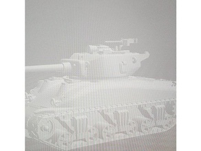28mm cal50 tank turret 28mmscale 50mm gun miniature 3d print model - Mito3D