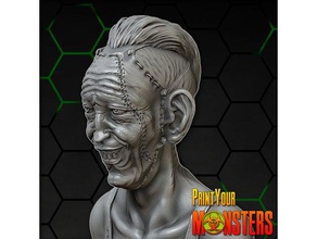 redneck Skulpturen die Büste Kreatur horror monster Skulptur 3d print model - Mito3D
