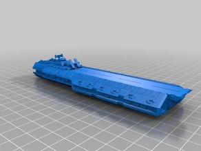 carrier spaceship 3d print model - Mito3D