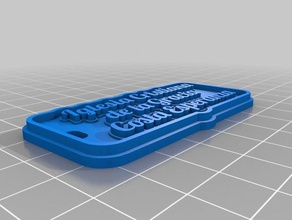llavero icgce v2 chaveiros personalizado 3d print model - Mito3D