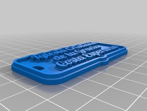 llavero iglesia icgce de porte-clés personnalisé 3d print model - Mito3D