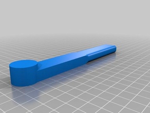 bump key hammer hand tools lockpicking 3d print model - Mito3D
