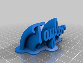 taylor bureau de personnalisé 3d print model - Mito3D