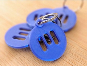 m keychain keychains brand branding goodies logo 3d print model - Mito3D