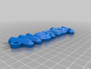 wendy hdis keychain organization customized 3d print model - Mito3D