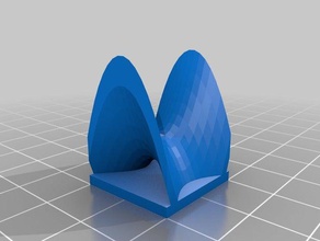 hyperbolic parabola math art 3d print model - Mito3D