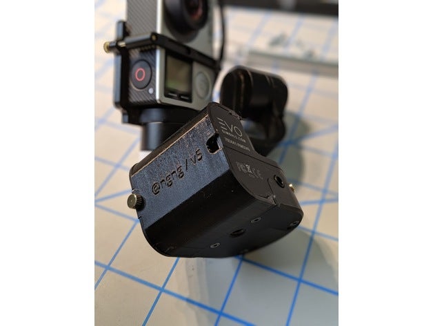 evo ss gimbal battery cover diy 3D print model - Mito3D