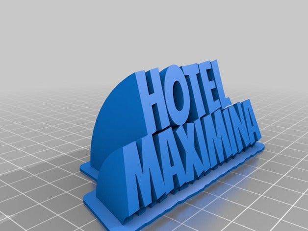 hotel maximina office su misura 3D print model - Mito3D