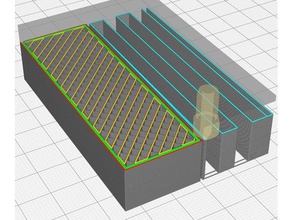 tamponamento & supporto di test Stampa 3d prove riempimento prova il stampa 3d print model - Mito3D