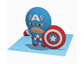 captain america jouets & accessoires de jeux 3d print model - Mito3D