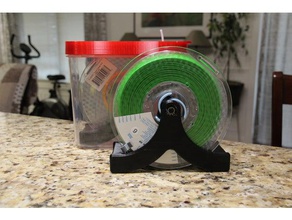 soporte de bobina rubbermaid caso Impresora 3d accesorios filamento cola la spoolholder carrete 3d print model - Mito3D