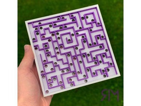 three dimensional maze puzzles 3d print model - Mito3D
