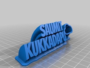 saumit kukkadapu office customized 3d print model - Mito3D