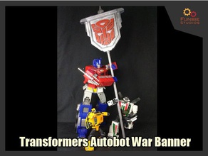 autobot savaş banner otokrasi transformers oyuncak & oyun aksesuarları 3d print model - Mito3D