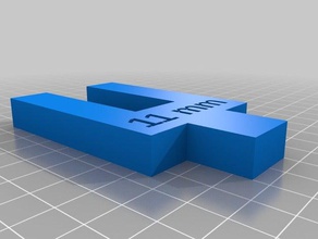 cale 11mm customized 3d print model - Mito3D