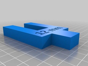 cale 12mm hand-Werkzeuge kundengebundene 3d print model - Mito3D
