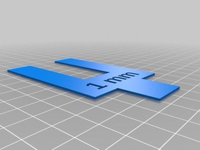 cale 1mm herramientas de mano personalizado 3d print model - Mito3D