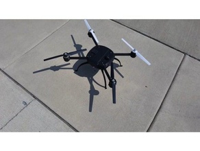 spaceship drone yuneec q500 redesign 3d printable r c vehicles 3d print model - Mito3D