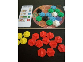 tinyforming mars components toy & game accessories boardgame boardgames board tabletop terraforming 3d print model - Mito3D