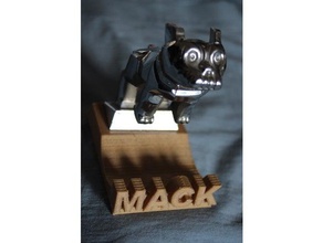 plinth mack bulldog - socle pour mascotte mack automotive