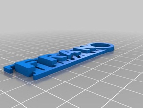 llavero fran L'impression 3d 3d print model - Mito3D