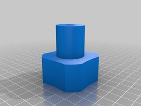 poign e roue jockey 3d print model - Mito3D